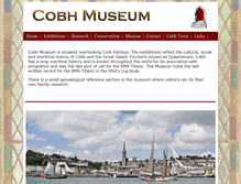 Tablet Screenshot of cobhmuseum.com